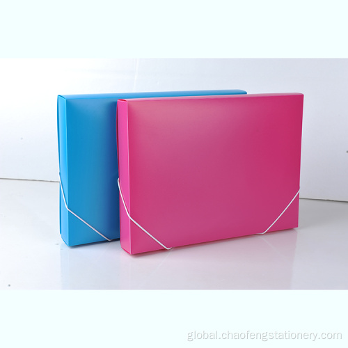 Portable File Box A4 plastic file case storage box Factory